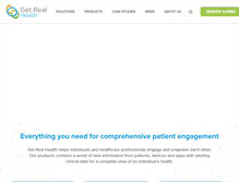 Tablet Screenshot of getrealhealth.com